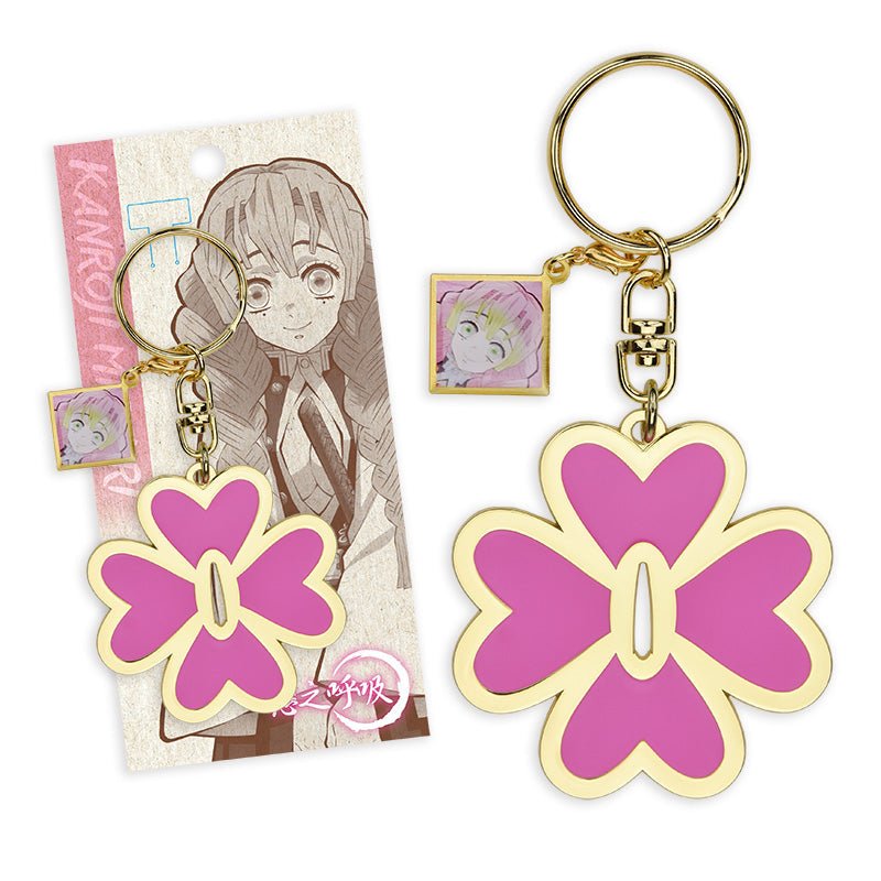 鬼滅之刃 刀鍔鎖匙扣 H款 戀柱甘露寺蜜璃 - Microworks ACG