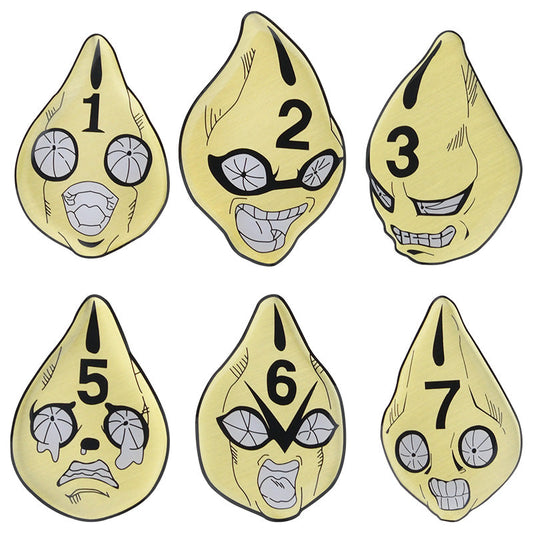 JoJo的奇妙冒險Ⅳ 金屬胸章(6入) A款 精品 Microworks Online Store