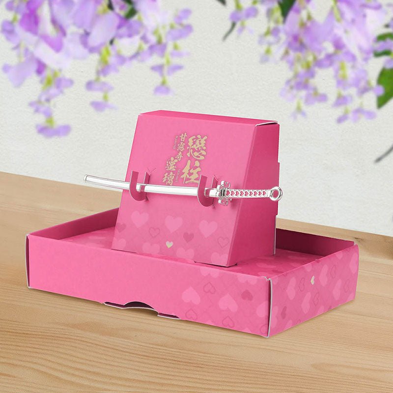 鬼滅之刃 吊飾鎖匙扣(九柱日輪刀) D款 戀柱甘露寺蜜璃 - Microworks ACG