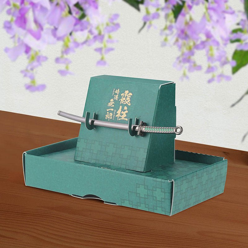 鬼滅之刃 吊飾鎖匙扣(九柱日輪刀) E款 霞柱時透無一郎 - Microworks ACG