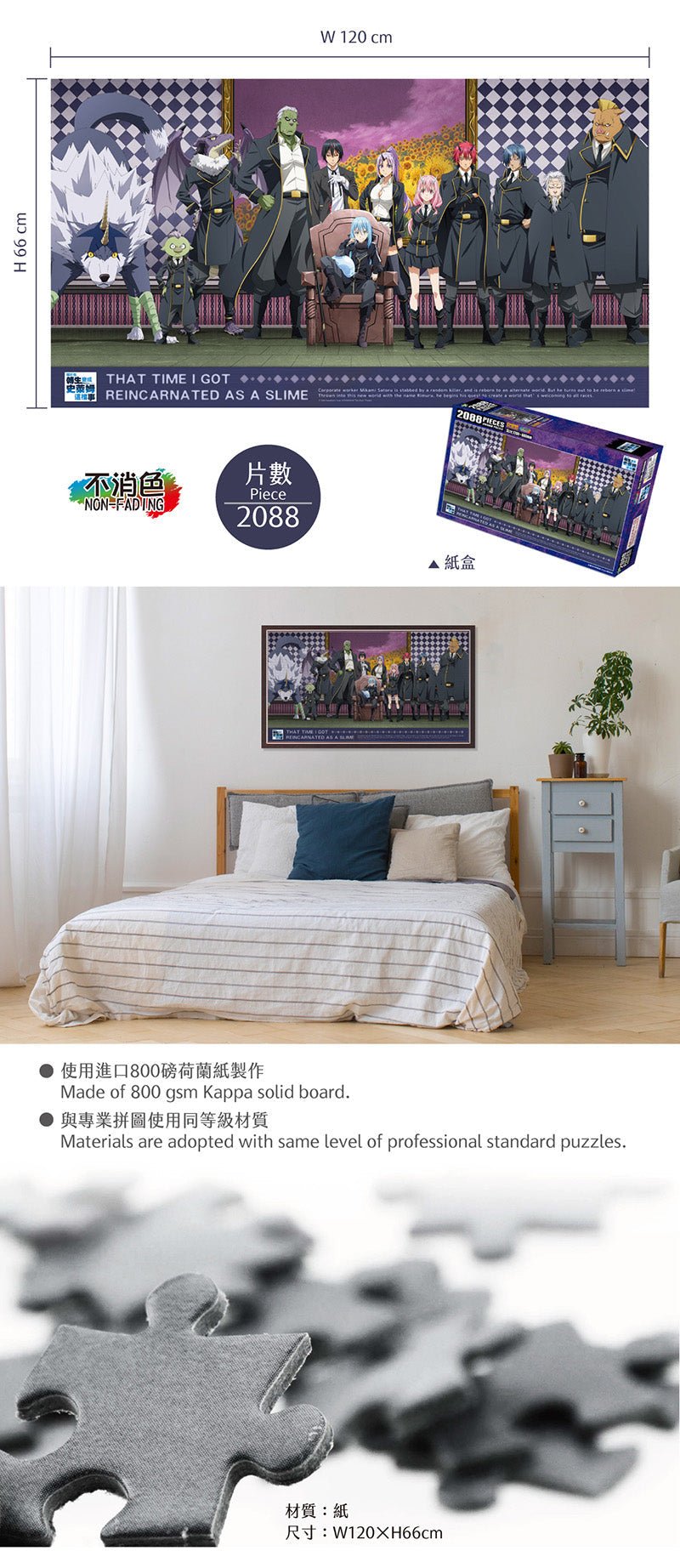 轉生史萊姆 砌圖 2088塊 A款 - Microworks ACG