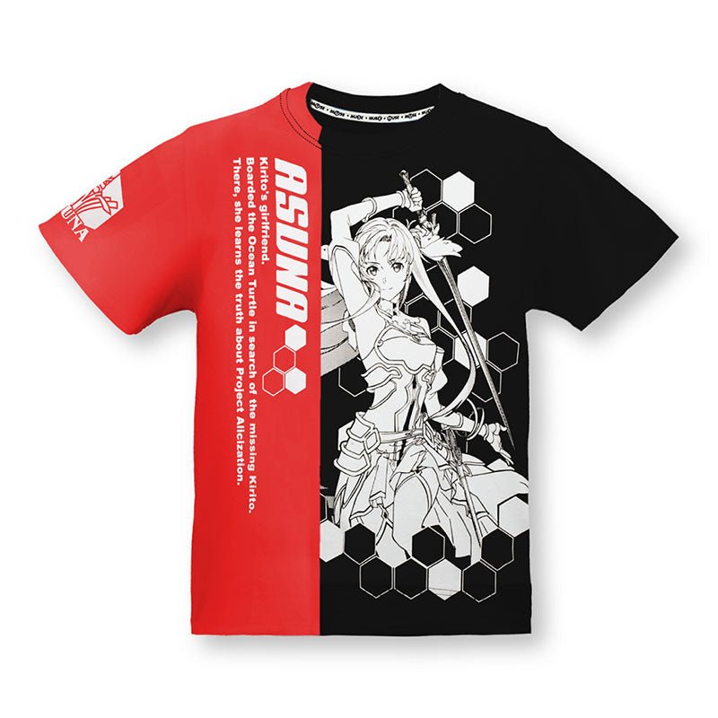 刀劍神域Ⅲ 雙色潮流T-shirt 亞絲娜 - Microworks ACG