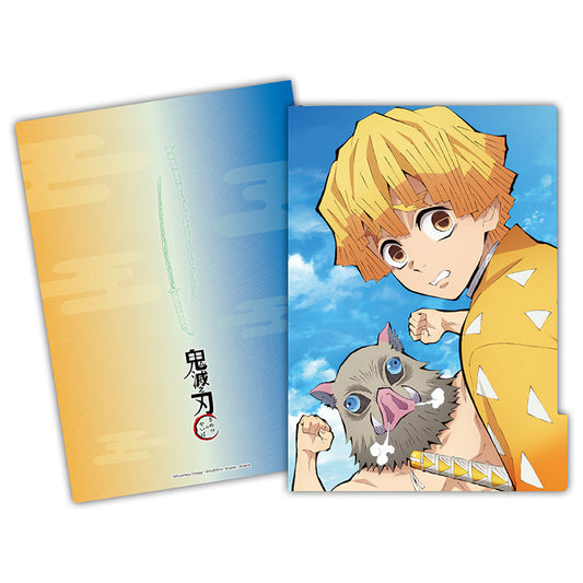 鬼滅之刃 五層A4文件夾 D款 善逸+伊之助 文具 Microworks Online Store