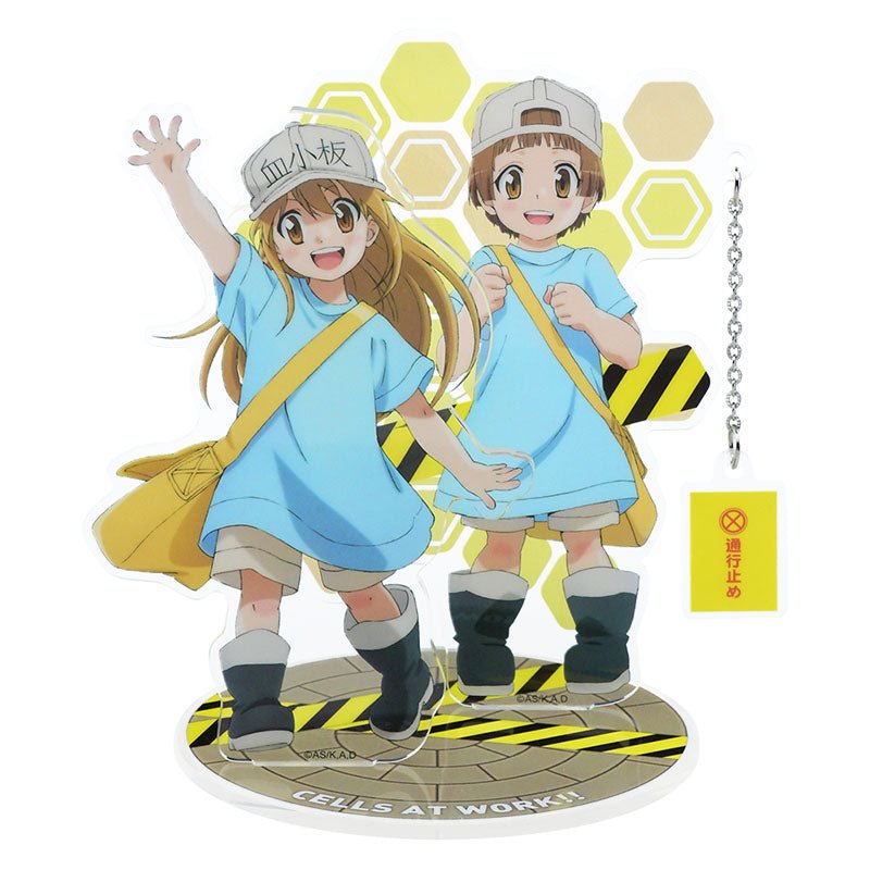 工作細胞 壓克力墜飾立牌組 A款 血小板 - Microworks ACG