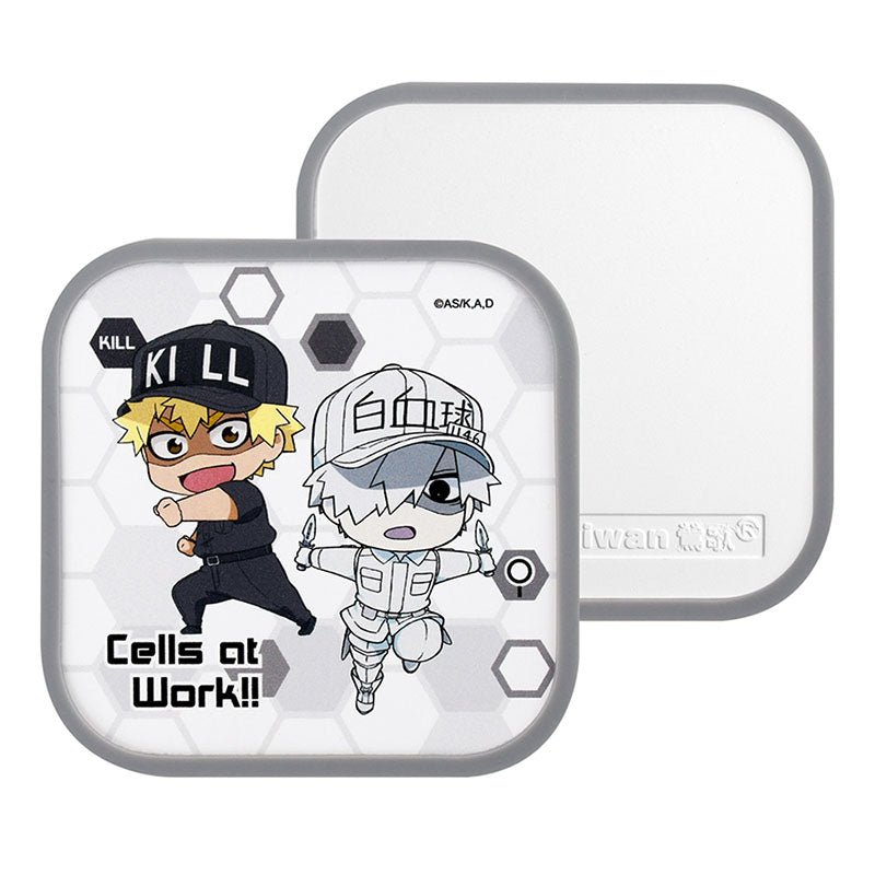 工作細胞 方型吸水杯墊 - B款 白血球+KILL - Microworks ACG