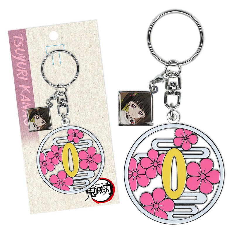 鬼滅之刃 刀鍔鎖匙扣 J款 栗花落香奈乎 - Microworks ACG