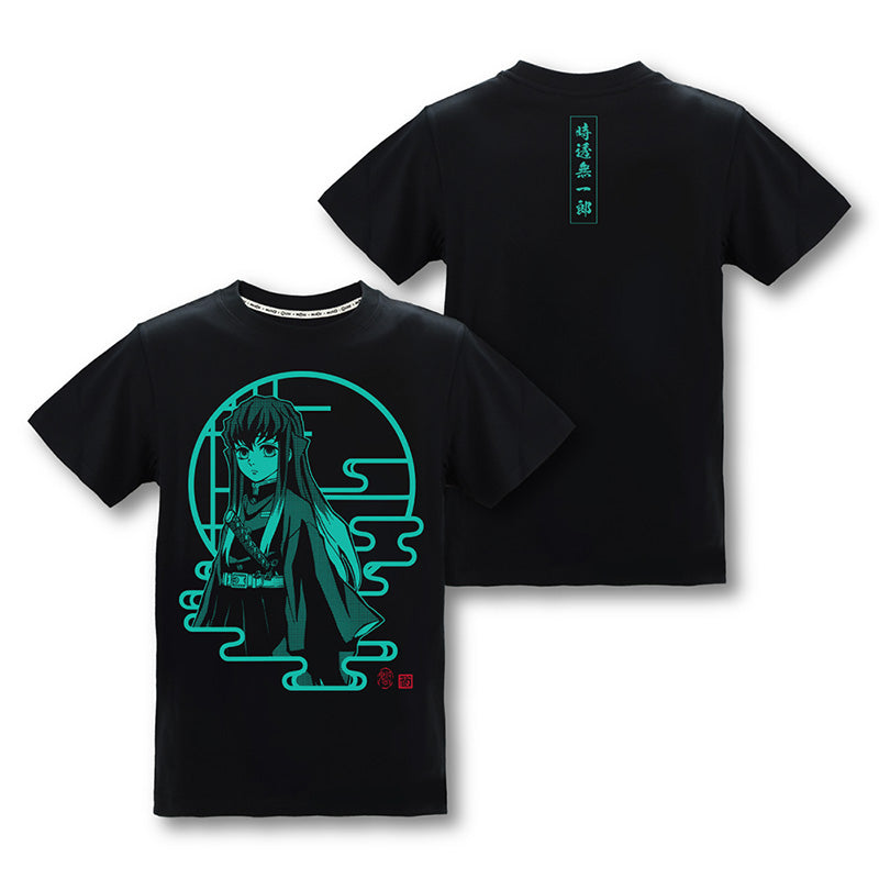 鬼滅之刃 潮流T-shirt 霞柱時透無一郎 服裝 Microworks Online Store