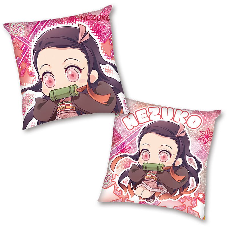 鬼滅之刃 抱枕(全彩35×35) B款 Q版 竈門禰豆子 - Microworks ACG