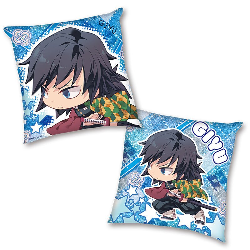 鬼滅之刃 抱枕(全彩35×35) E款 Q版 水柱富岡義勇 - Microworks ACG