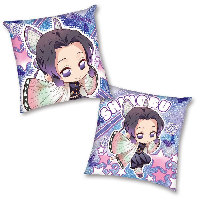 鬼滅之刃 抱枕(全彩35×35) F款 Q版 蟲柱胡蝶忍 - Microworks ACG