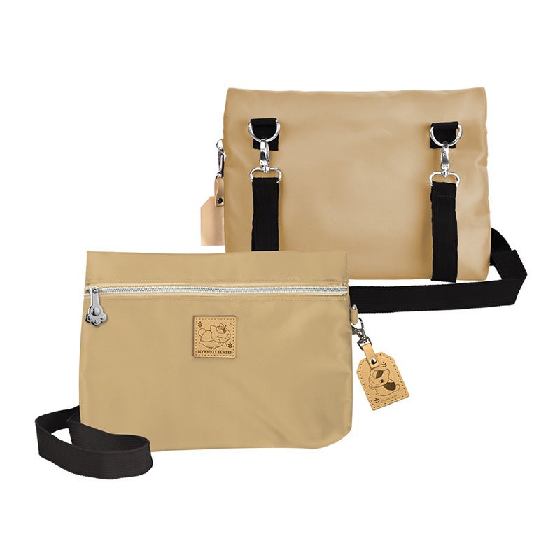 夏目友人帳特映版 斜背包(都會風) B款 貓 - Microworks ACG