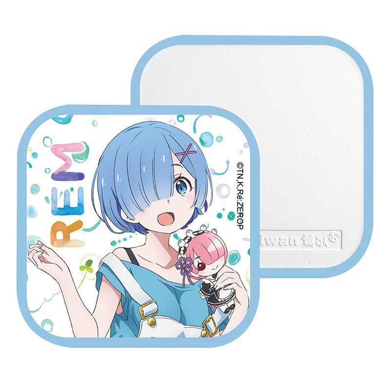 從零開始 方型吸水杯墊 B款 雷姆 - Microworks ACG