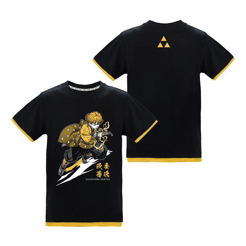 鬼滅之刃 拼接潮流T-shirt 我妻善逸 服裝 Microworks Online Store