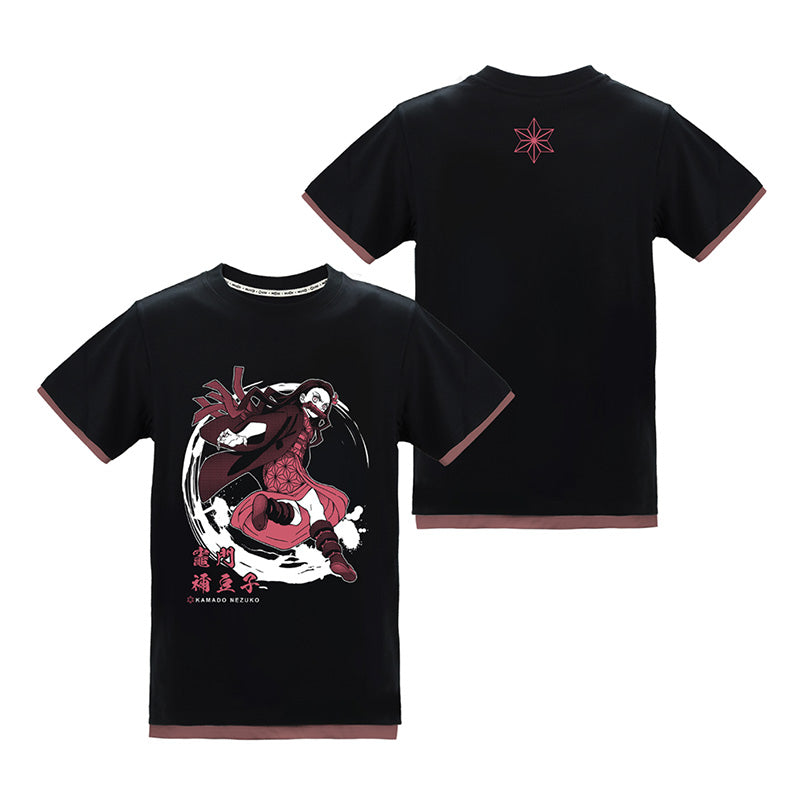 鬼滅之刃 拼接潮流T-shirt 竈門禰豆子 服裝 Microworks Online Store