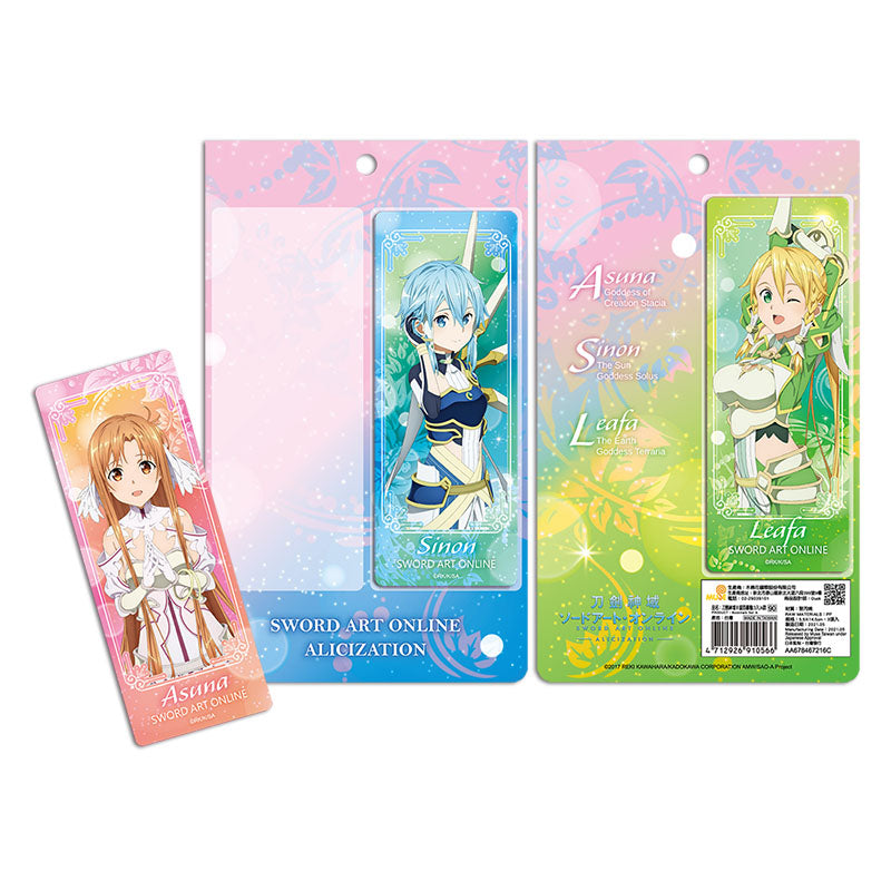 刀劍神域Ⅱ 銀箔書籤(3入) A款 綜合 文具 Microworks Online Store