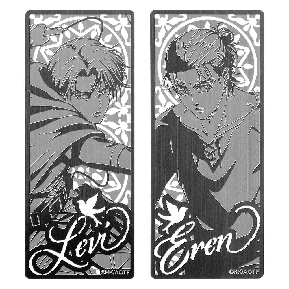 進擊的巨人 雕花金屬書籤(2入) B款 - Microworks ACG