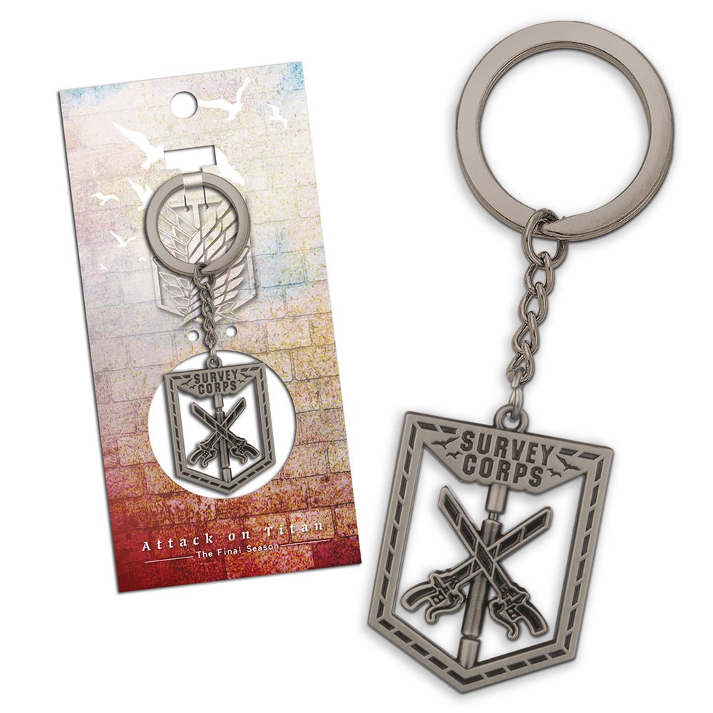 進擊的巨人 造型旋轉鎖匙扣 B款 - Microworks ACG