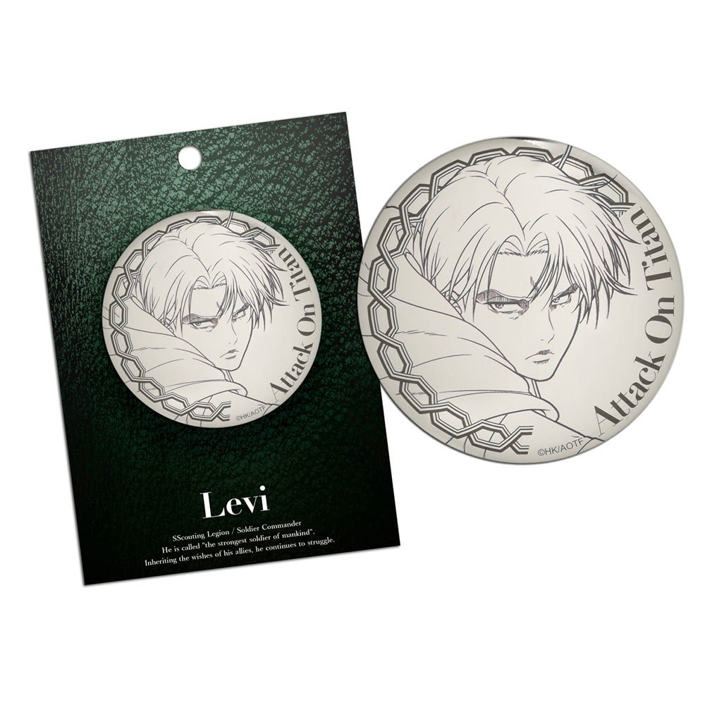 進擊的巨人 金屬風胸章 B款 里維 - Microworks ACG