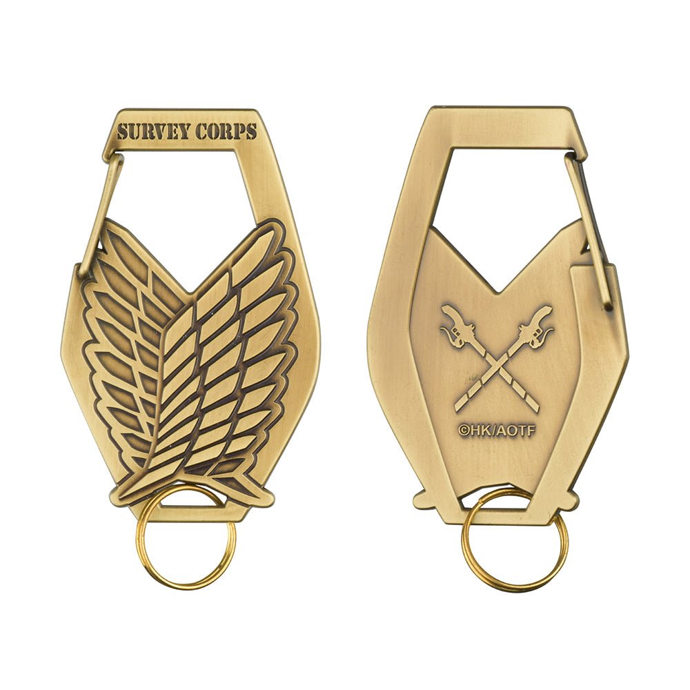 進擊的巨人 造型登山扣鎖匙扣 A款 - Microworks ACG