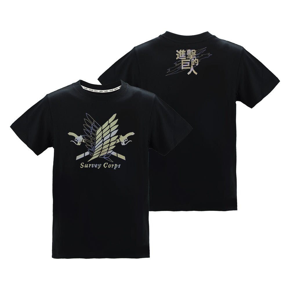 進擊的巨人 潮流金屬色T-shirt 調查兵團 - Microworks ACG