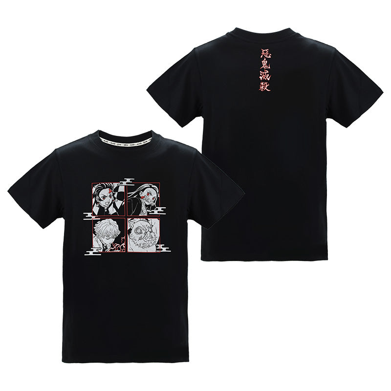 鬼滅之刃 燙銀T-shirt(4人) 劇場版 服裝 Microworks Online Store