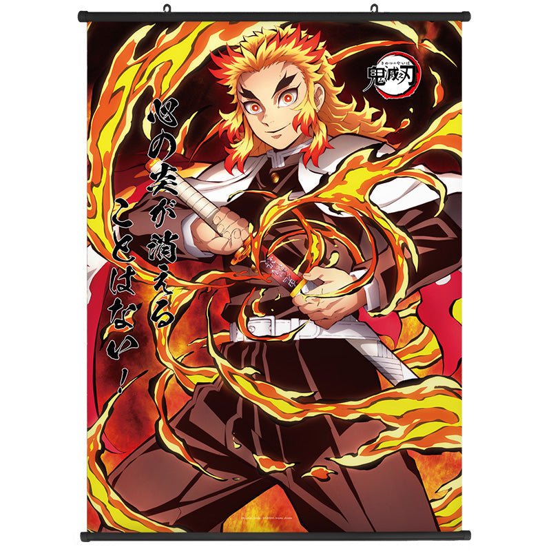 鬼滅之刃 布掛畫(直向) 劇場版C款 炎柱 - Microworks ACG