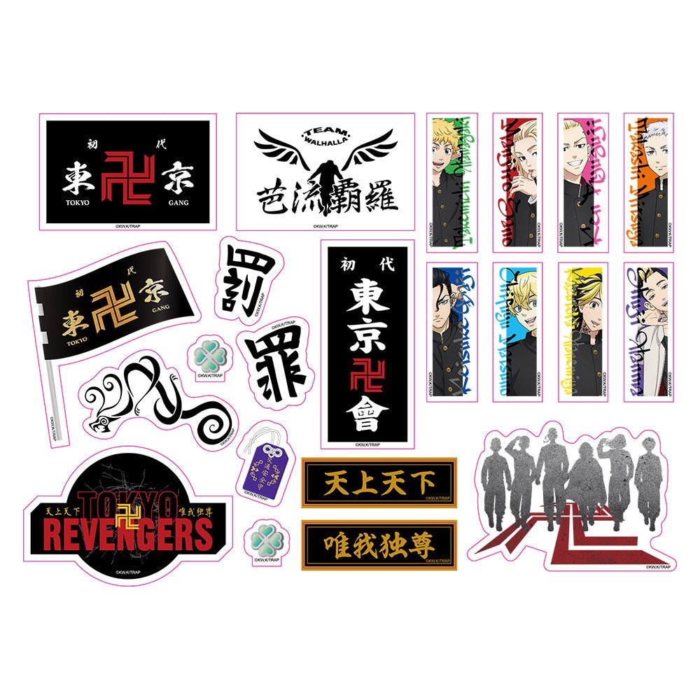 東京復仇者 行李箱貼組 A款 綜合 - Microworks ACG