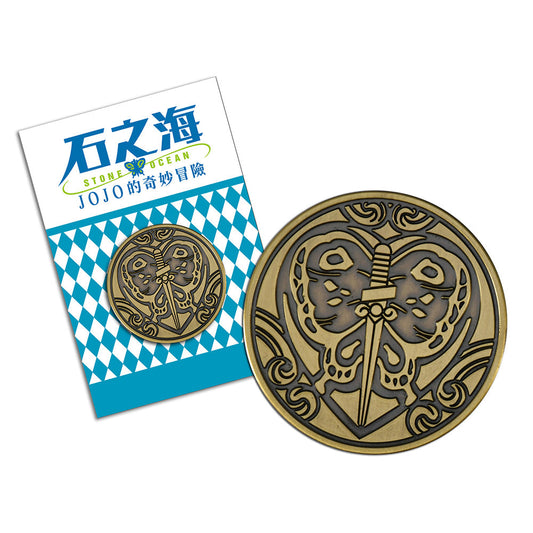 JoJo的奇妙冒險V 金屬徽章 A款 徐倫 精品 Microworks Online Store