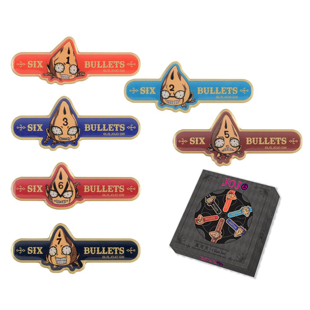 JoJo的奇妙冒險IV 萬用夾(6入組) A款 Six Bullets - Microworks ACG
