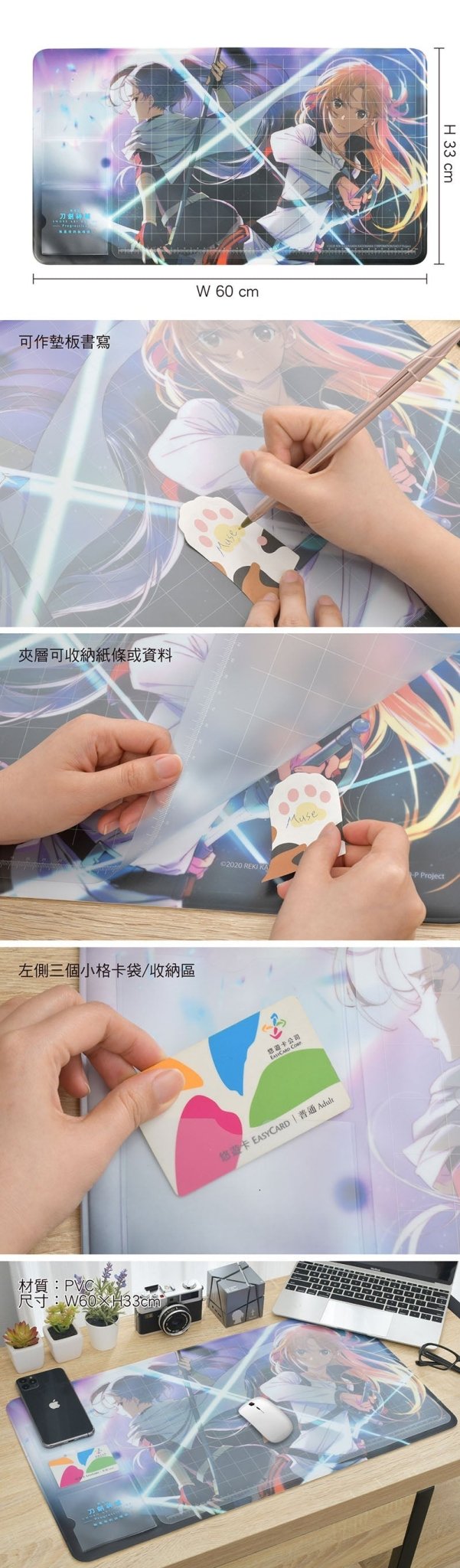 刀劍神域Progressive 功能用途桌墊 A款 - Microworks ACG