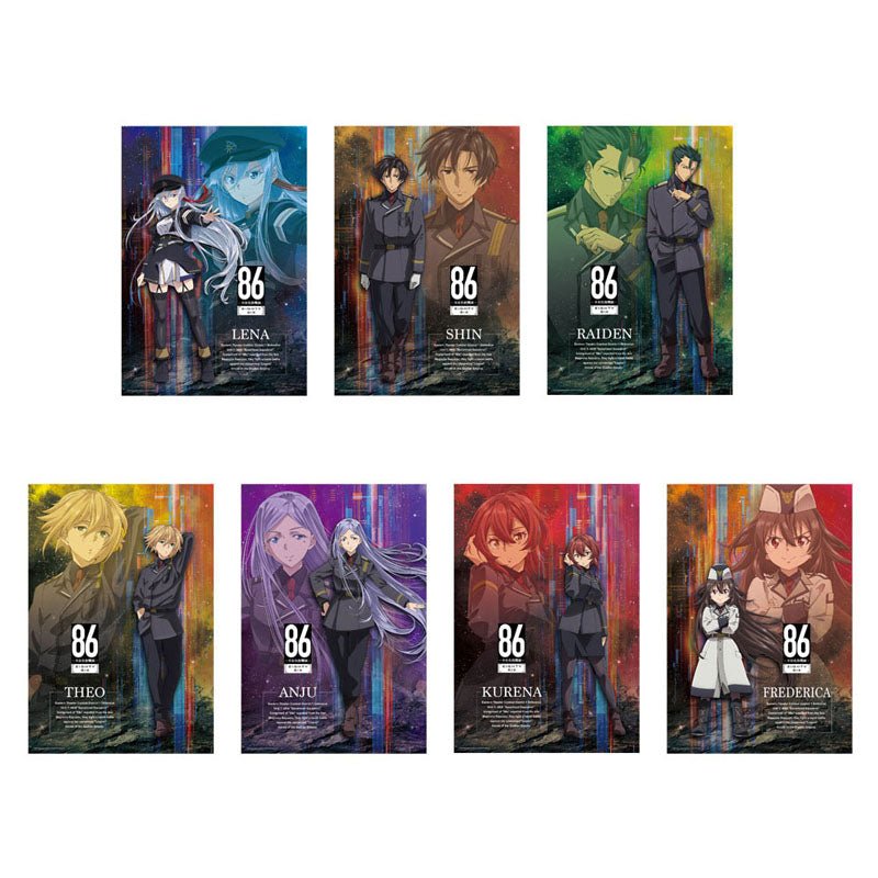 86不存在的戰區 銀箔海報(7入) A款 - Microworks ACG