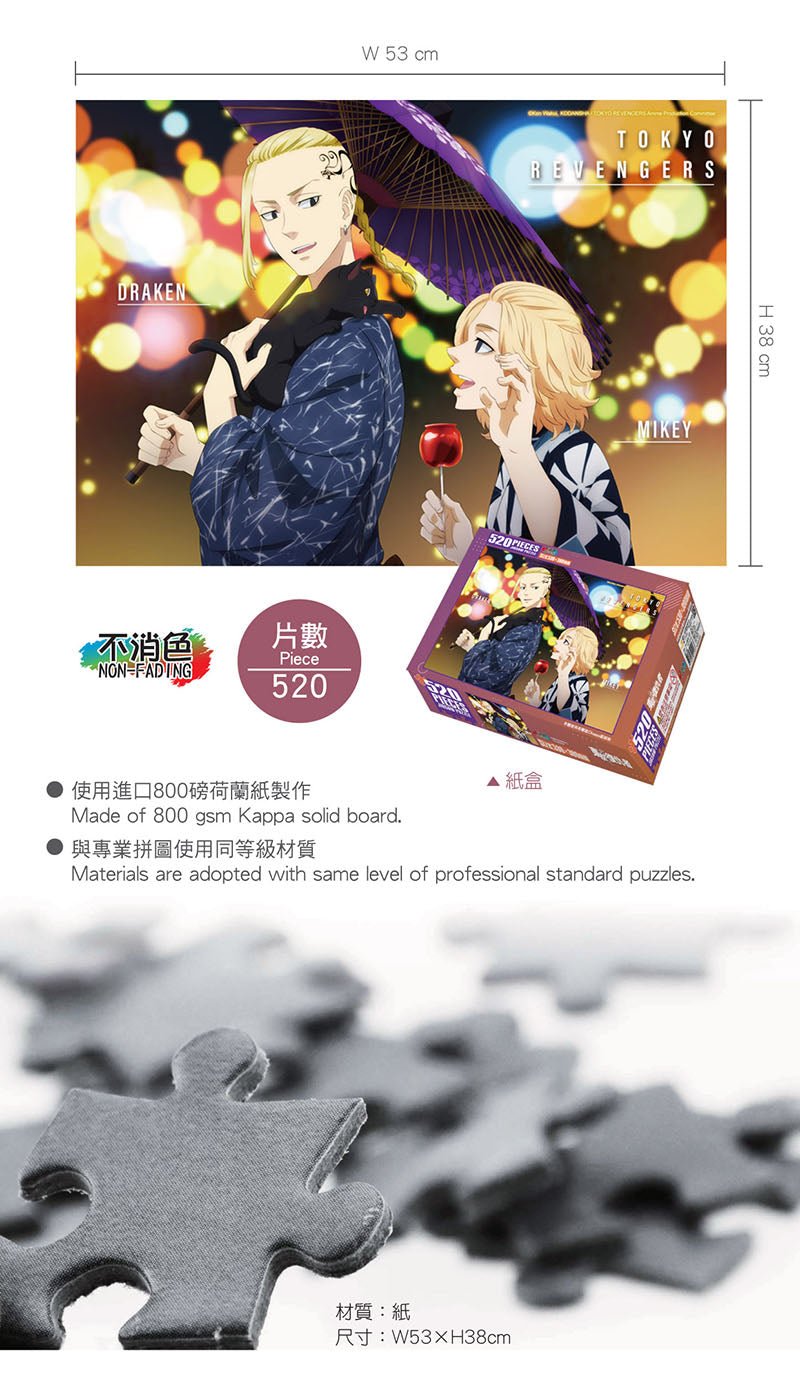 東京復仇者 砌圖 520塊 B款 - Microworks ACG