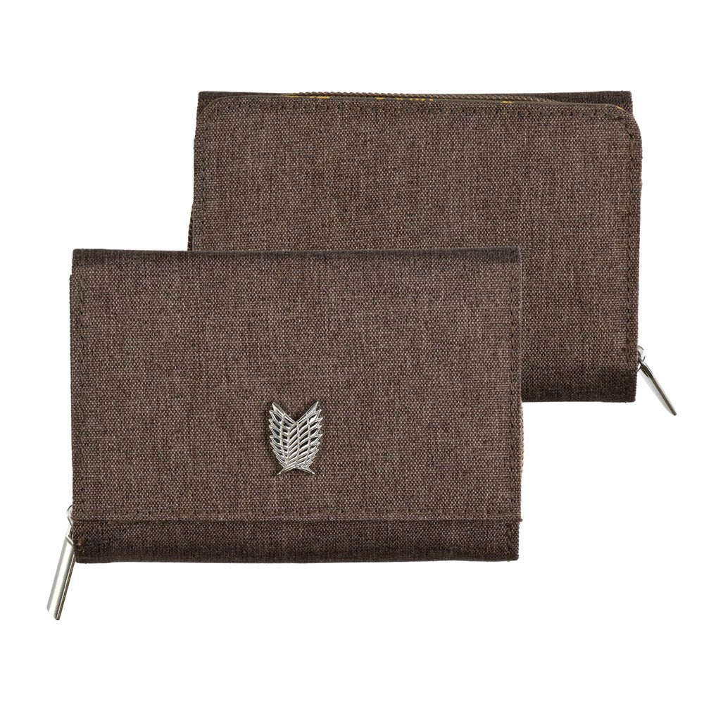 進擊的巨人 金屬造型扣式銀包 A款 - Microworks ACG