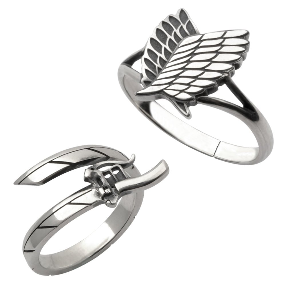 進擊的巨人 典藏戒指(2入) A款 - Microworks ACG