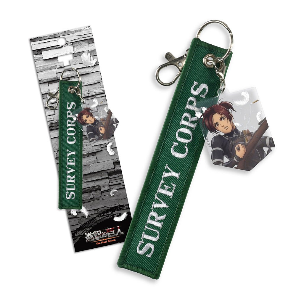 進擊的巨人 織帶壓克力名牌鎖匙扣 - Microworks ACG