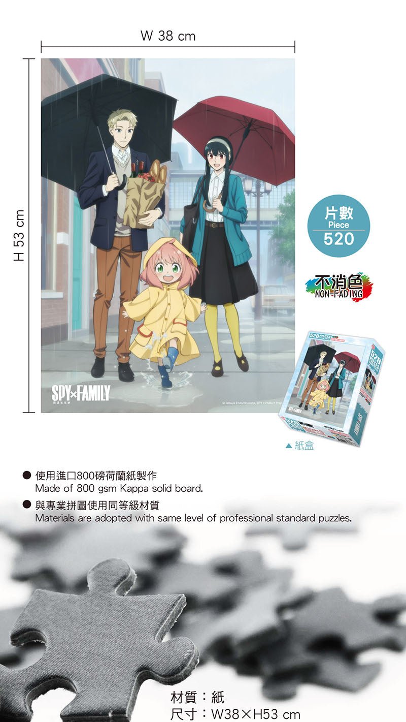 SPY×FAMILY 間諜家家酒 砌圖 520塊 A款 綜合 - Microworks ACG