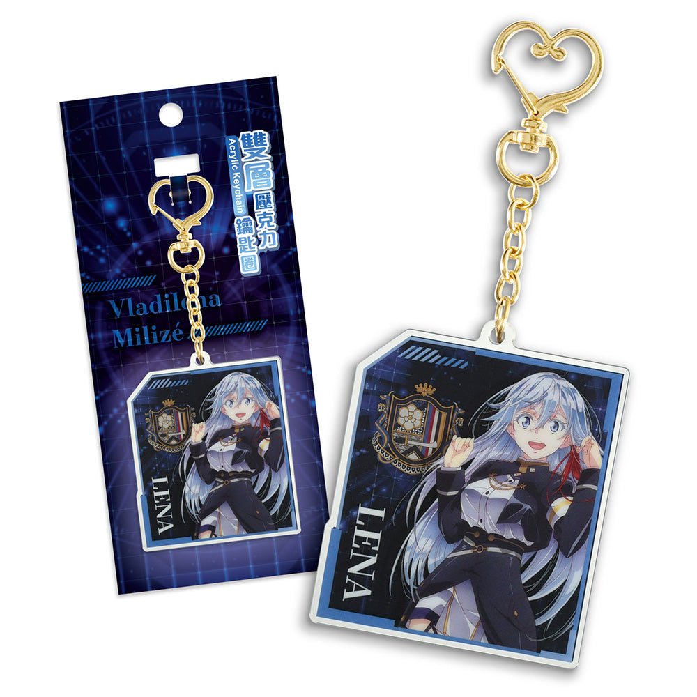 86不存在的戰區 鎖匙扣(雙層壓克力) A款 蕾娜 - Microworks ACG