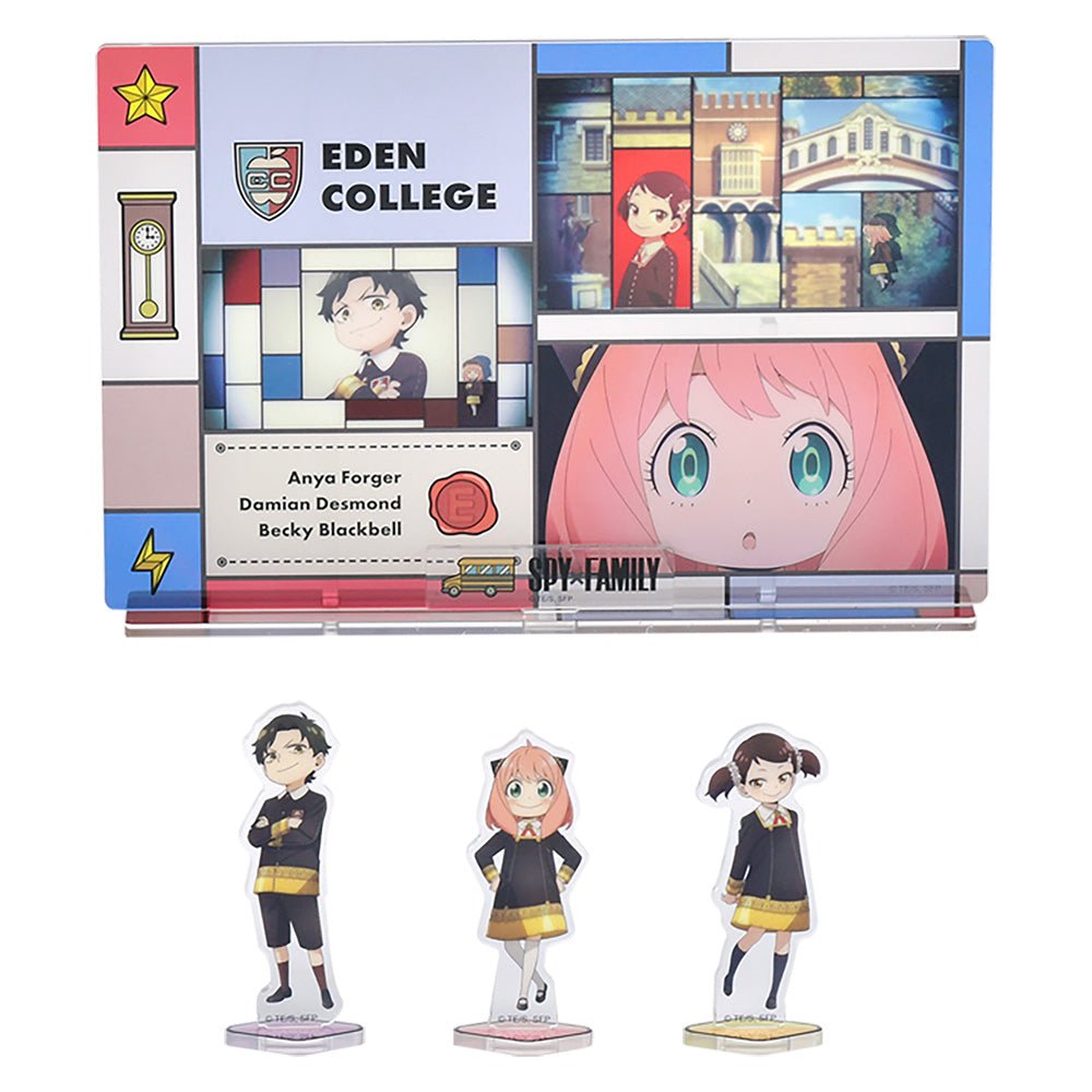 SPY×FAMILY 間諜家家酒 壓克力立牌組(背景) A款 綜合 - Microworks ACG