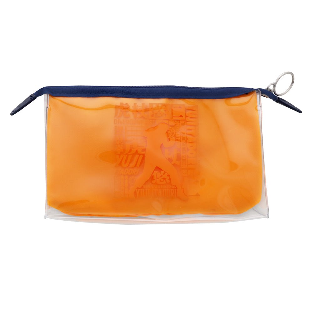 咒術迴戰 mitte 透明收納筆袋 虎杖色 - Microworks ACG