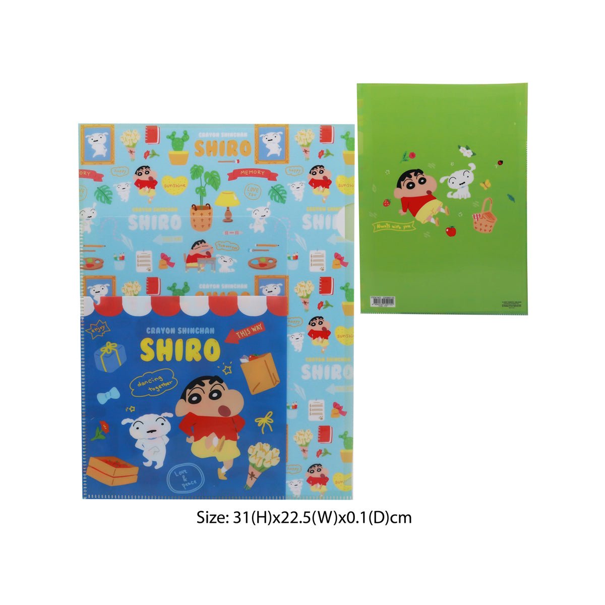 蠟筆小新 多層A4文件夾 - Microworks ACG