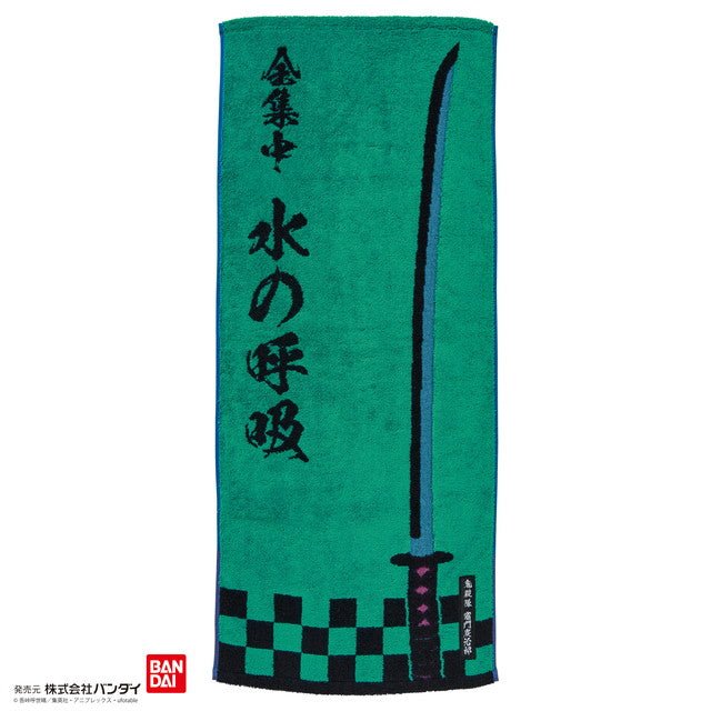 鬼滅之刃 長型毛巾 34×80cm 日輪刀圖案 - Microworks ACG