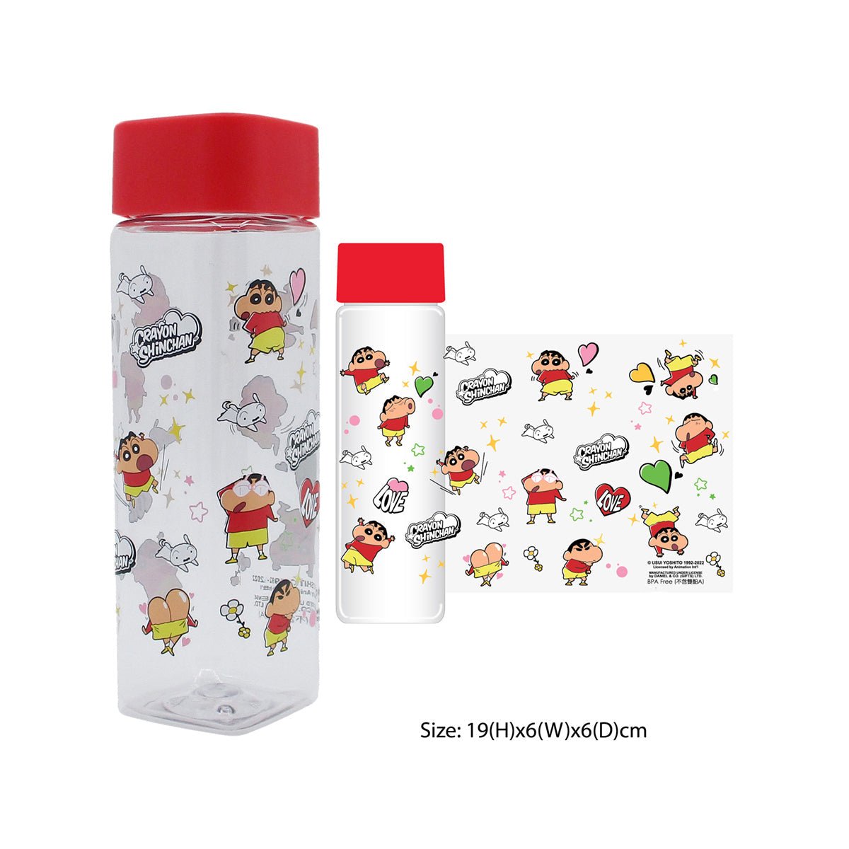 蠟筆小新 450毫升水樽 - Microworks ACG