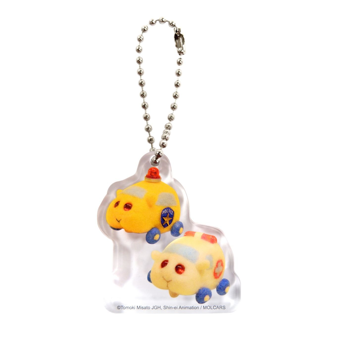 Pui Pui 天竺鼠車車 壓克力吊飾扭蛋 (一個隨機) - Microworks ACG