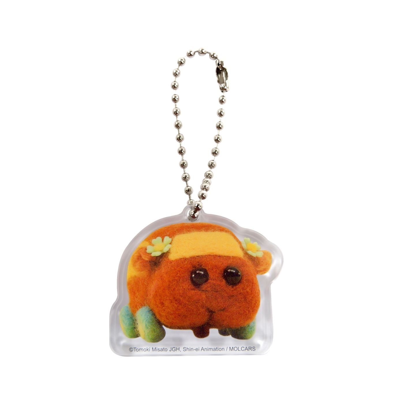 Pui Pui 天竺鼠車車 壓克力吊飾扭蛋 (一個隨機) - Microworks ACG