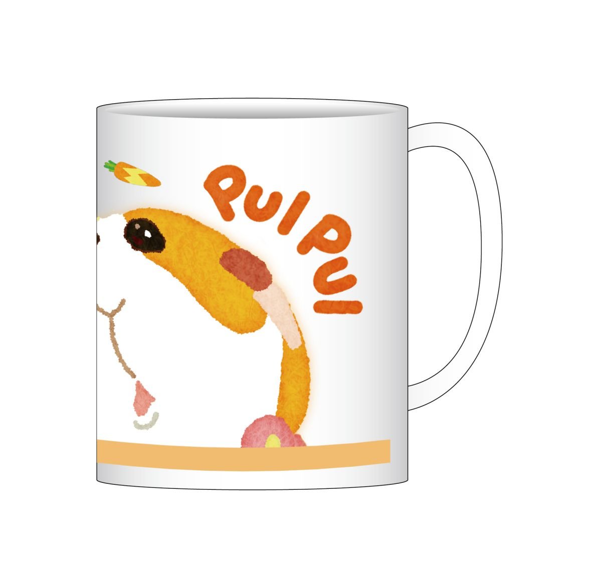 Pui Pui 天竺鼠車車 陶瓷杯 馬鈴薯 - Microworks ACG