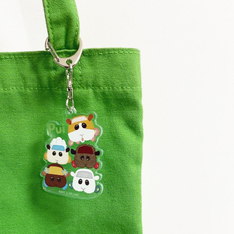 Pui Pui 天竺鼠車車 壓克力鎖匙扣 - Microworks ACG