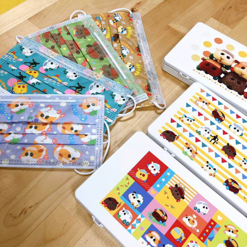 Pui Pui 天竺鼠車車 口罩收納盒 - Microworks ACG