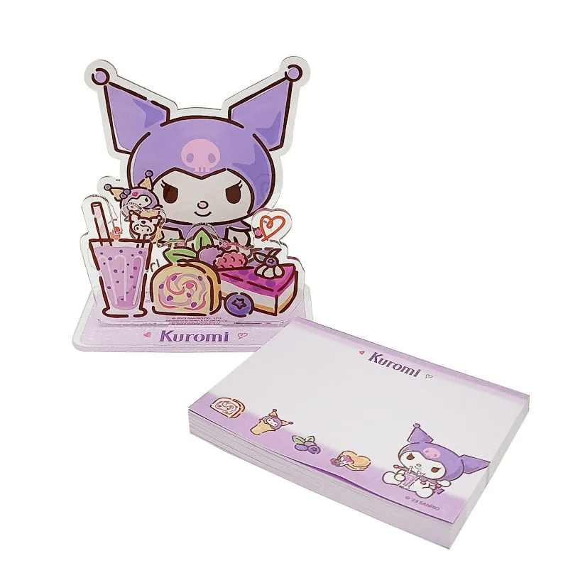 Kuromi 便條紙套裝連座 - Microworks ACG