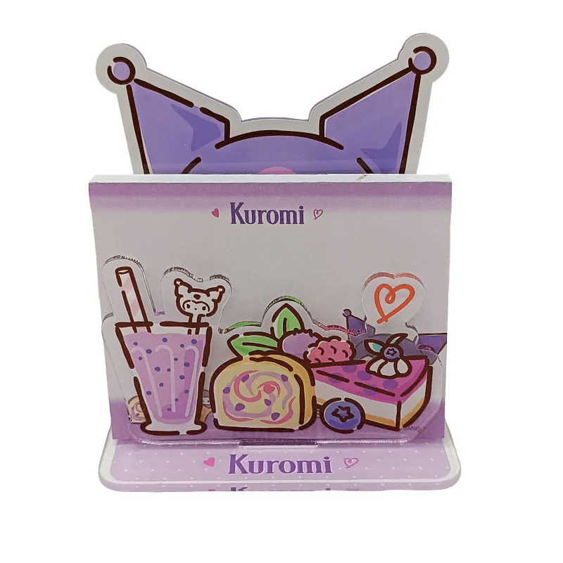 Kuromi 便條紙套裝連座 - Microworks ACG