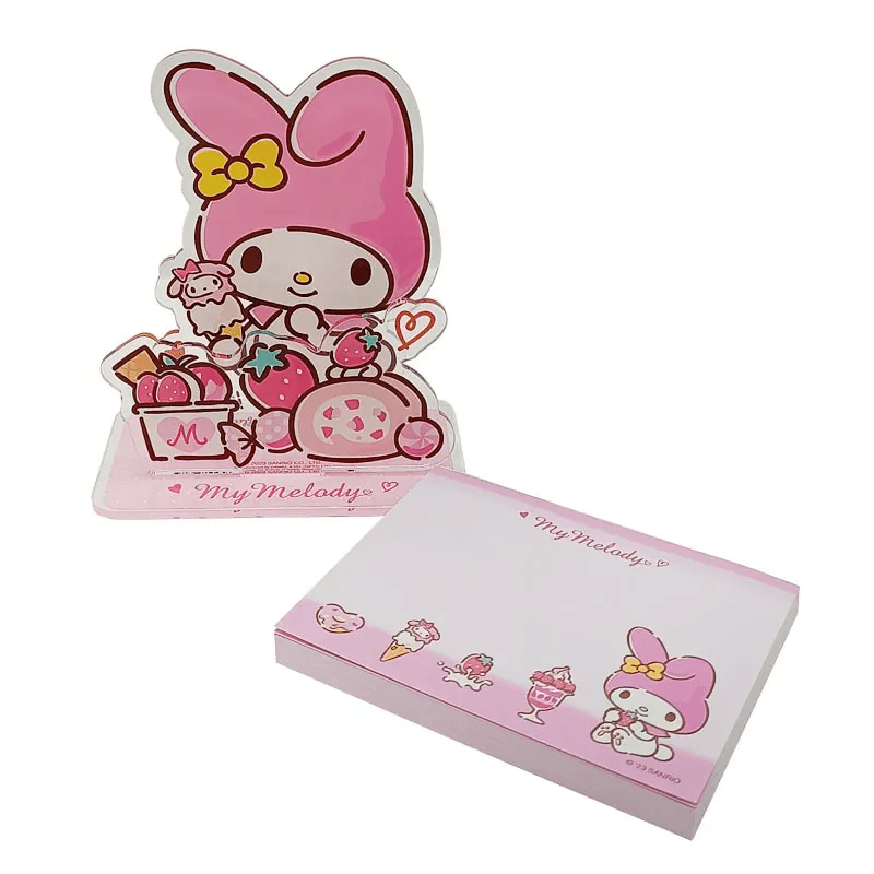 My Melody 便條紙套裝連座 - Microworks ACG